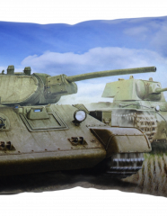 Подушка с фотопечатью Танки кв1с 30х40