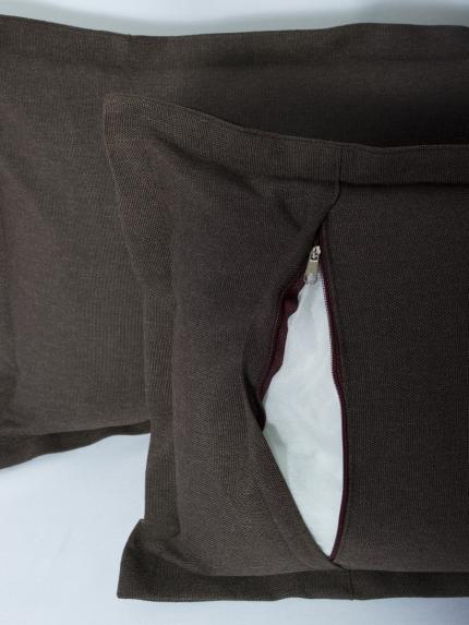 Подушка декоративная  Harold рогожка 35х50 коричневый