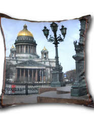 подушка с фотопечатью Исаакиевская площадь 40*40см